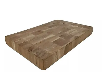 £28 • Buy Solid Oak Chopping Board Cutting Board Butchers Block 38x25x4 Cm End Grain