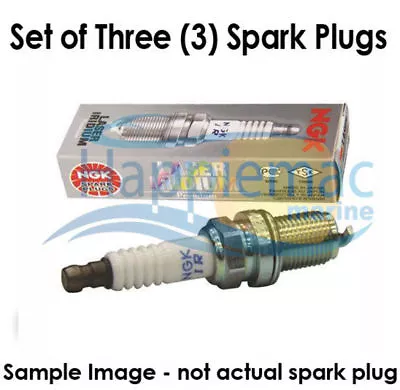 NGK Yamaha F115-F350 4 Stroke Mercury 33-881284 Spark Plug LFR6A11 - Set Of 3 • $31.99