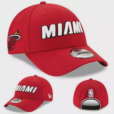 Miami Heat New Era 9FORTY  City Series  Adjustable Hat - Maroon • $24.99