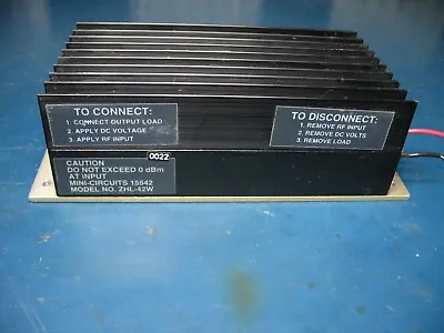 Mini Circuits ZHL-42W Wideband Broadband RF High Power Amplifier 10MHz - 4.2GHz • $357