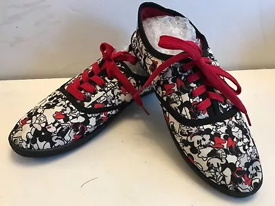 Disney Mickey Mouse Women’s Size 8 Sneakers Canvas Tennis Shoes Never Worn • $23