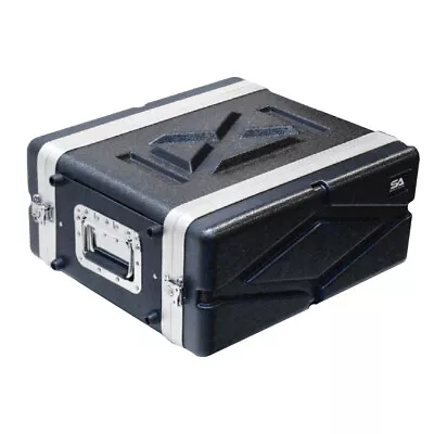 Lightweight 4 Space Mid-Size ABS Rack Case - 4U PA DJ Medium Depth Rack Case • $153.99