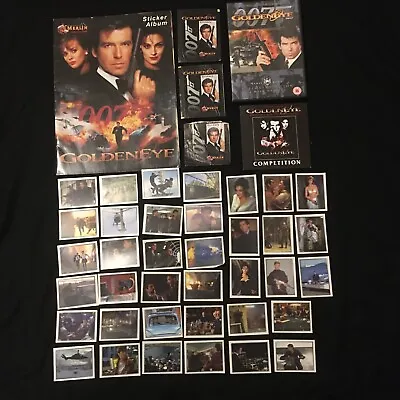 James Bond Goldeneye Merlin Sticker Album & Stickers 1995 (Rare Pack) • £44.99