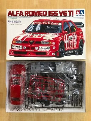 TAMIYA 1/24 Alfa Romeo 155v6 TI Used Plastic Model Unassembled Popular Kit F/S • $99