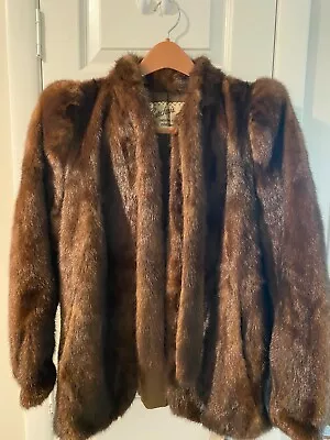 Vintage Genuine Mink Fur Coat - Embroidered Lining - Burchay’s Chattanooga • $125