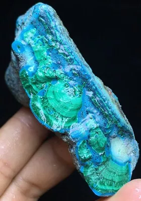 88g  Natural Genuine Chrysocolla Shattuckite Malachite Green Crystal Stone L318 • $0.01