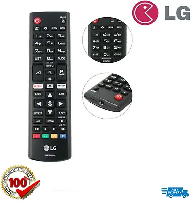 Genuine LG AKB75095308 Remote Control Smart TV LED 3D HDTV Netflix Button • £7.49