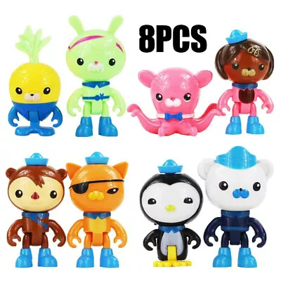 £6.71 • Buy 8pcs Set The Octonauts Figures Action Figure Doll Toy Set Octo Crew Pack Playset