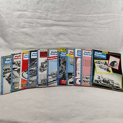 Model Railroader Magazine 1954 Vintage Lot Of 10 Magazines • $38.99