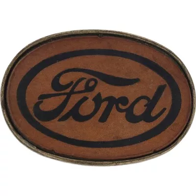 Ford Motor Co Logo Mustang Truck Gt Fastback Shelby 1970s Vintage Belt Buckle • $22