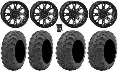 System 3 ST-6 12  Wheels Dt 25  Mud Lite AT Tires Kawasaki Brute Force IRS • $909.38