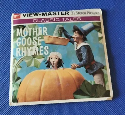 Vintage Gaf B410 Mother Goose Rhymes Children's Classic View-master Reels Packet • $16