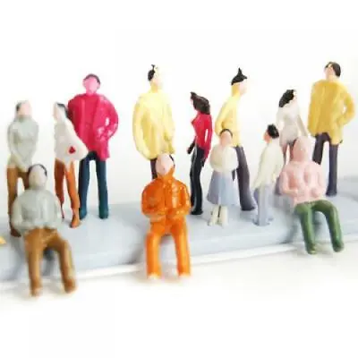 £7.15 • Buy 100 Pack Of Painted People Figures Gauge N Model Train Set