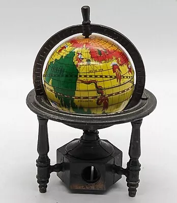 Vintage Miniature Metal World Globe Pencil Sharpener Hong Kong • $9.99