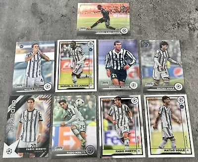 22/23 Topps Juventus Rookie Bundle RC Iling-Junior Zidane Fagioli Miretti Soule • £5