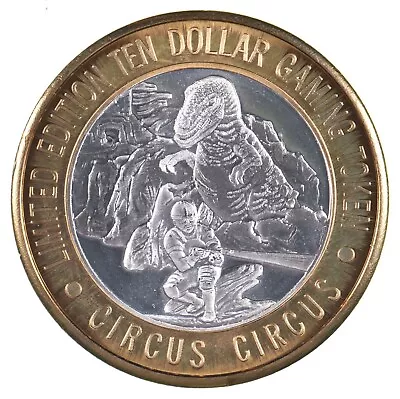 $17.50 • Buy Circus Circus $10 Gaming Casino Token .999 SILVER Strike *431