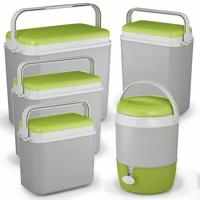 Large 10-36 Litre Cooler Box Camping Beach Lunch Picnic Insulated Food Ice Packs • £14.99