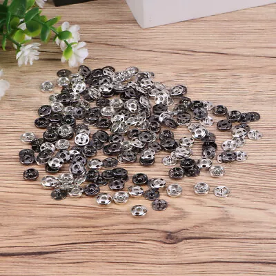 Magnetic Sew-on Snap Buttons 100pcs Metal Fasteners For Clothes Bags Crafts 10mm • £8.88