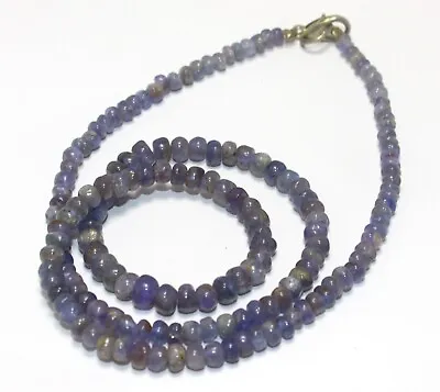 AAA Natural Tanzanite Rondelle Gemstone Beads 4-5mm 16 Inches • $16.19