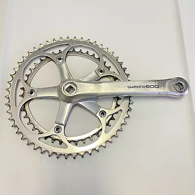 Vintage Shimano 600 FC-6207 Double Crankset 52-42T 175mm Road RIGHT ONLY • $24.95