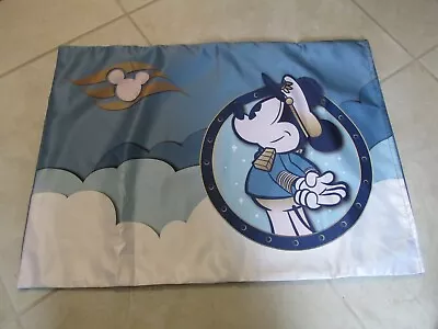 Disney Cruise Line Blue Pillow Case Captain Mickey DCL • $20