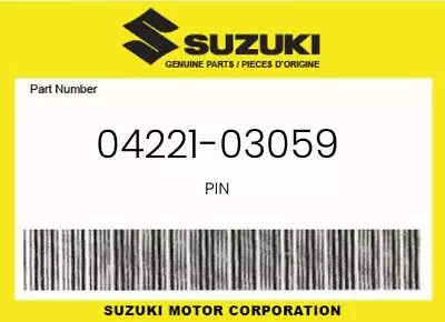 NEW Genuine OEM Suzuki PIN - 04221-03059 • $1.26