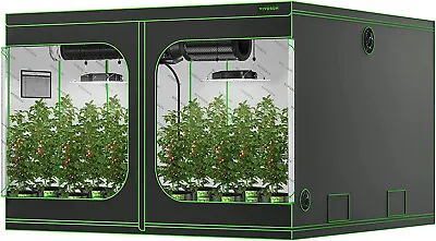 Hydroponics 10x10ft Grow Tent Indoor Grow 120 X120 X80  Reflective Mylar Box • $350.99