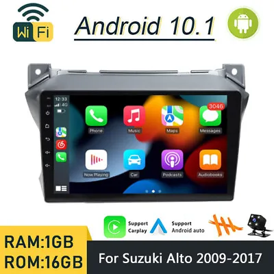 9  For Suzuki Alto 2009-2017 Android 10.1 Car GPS Navi WiFi Carplay Stereo Radio • $156.49