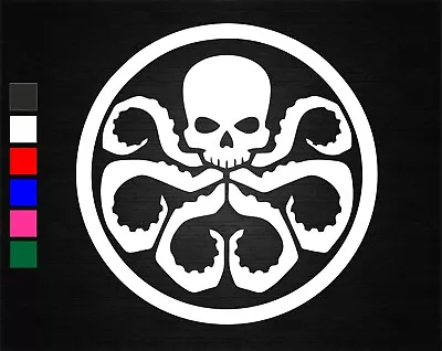 Hydra Logo Marvel Vinyl Decal Sticker Bedroom/car/van/wall/door/laptop/tablet • £2.11