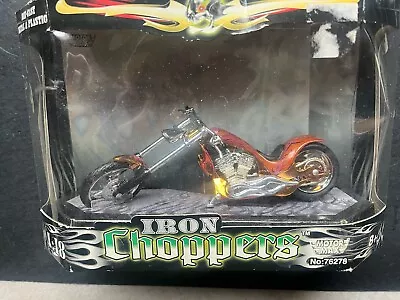 Motor Max Iron Choppers (gold) 1:18 Scale Diecast 76278 With Box • $12.95