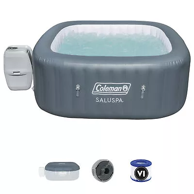 $392.54 • Buy Coleman SaluSpa 4 Person Portable Inflatable AirJet Spa Hot Tub (Open Box)