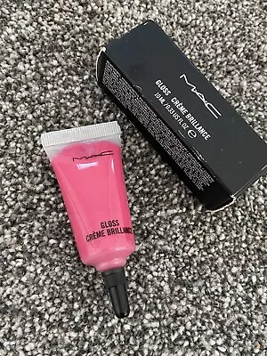 MAC Gloss Creme Brilliance Lipgloss ‘Fuchsia Shock’ Juicy Tube Lipstick New • £8.50