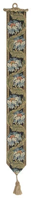 £73.28 • Buy Holy Grail Belgian Floral Themed Woven Tapestry Bell Pull With Metal Topper