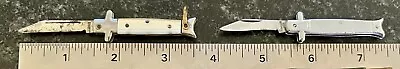 Pair Of Miniature Folding Fishtail Knives Japan • $60