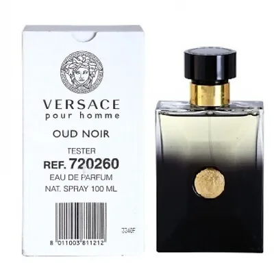 Versace Pour Homme Oud Noir Eau De Parfum For Men Spray 3.4 Oz/100 Ml White Box • $54.80