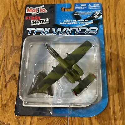 Maisto Tailwinds Fresh Metal A-10A Thunderbolt II Military Plane 2007 NOS • $25