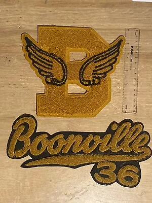 Vintage Boonville 1936 Varsity Letterman Letter B And School Logo EC • $29