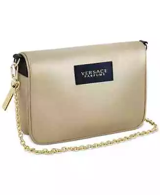 Versace Gold Purse Tote Clutch Shoulder Crossbody Chain Handbag New 2023 • $33