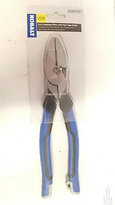 Kobalt 2564357 9  Linesman Pliers With Fish Tape Puller Brand New! • $19.99