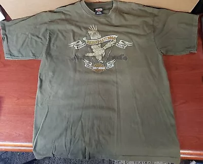 Harley-Davidson Single Stitch T-Shirt Made In USA XL GOE ANGLETON TEXAS  • $30