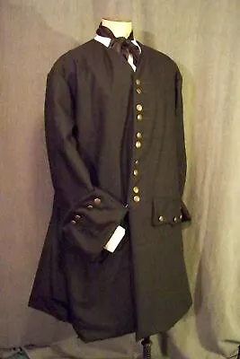 New Dark Brown Frock 18th Century Coat Adult Custom Colonial Long Coat • $154.71