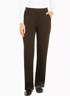 Matty M Ladies' Comfort Office Dress Pants Brown Medium • $17.81