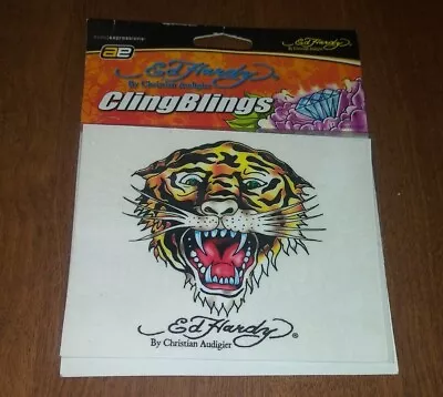 Ed Hardy Cling Bling Tiger Decal Christian Audigier • $7.50