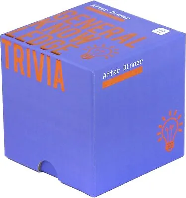 General Knowledge Trivia Quiz Question Cards | After Dinner Table Trivgen  • £11.49