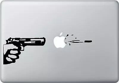 Gun Shot Vinyl Decal Sticker Skin For Apple MacBook Pro Air Mac 13 15 17 In IPad • $3.99