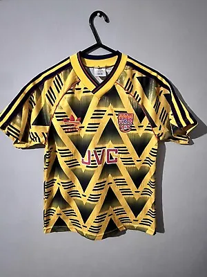 £279.99 • Buy Arsenal London 1991-93 Away JVC Shirt Jersey Adidas Bruised Banana Vintage 30-32