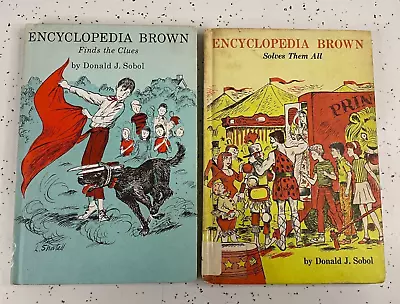 Vintage 1960s Mystery Book Encyclopedia Brown Finds The Clues & Solves Them All • $14.95