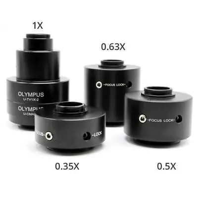 0.35X-1X C-Mount Camera Adapter Reduction Lens For Trinocular Olympus Microscope • $84.54