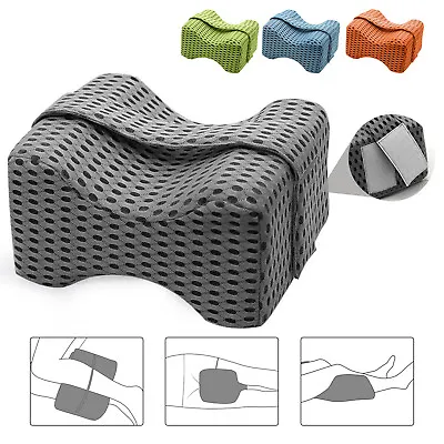 Memory Foam Leg Pillow Contour Knee Wedge Pillow Relief For Hip Lower Back Pain • $15.59