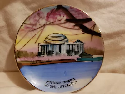 Vintage Jefferson Memorial Washington D.C. Cherry Blossoms Japan Souvenir Plate • $6